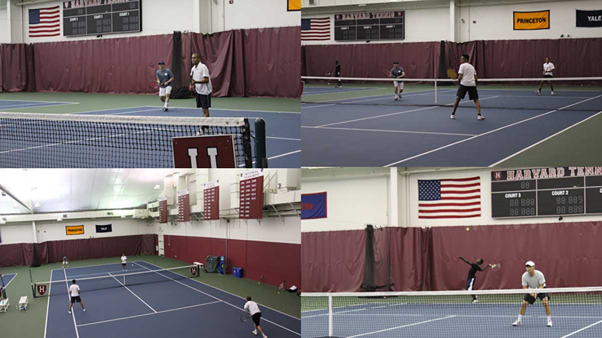 Bain Capital employees team up with Tenacity students for round robin tennis tournament