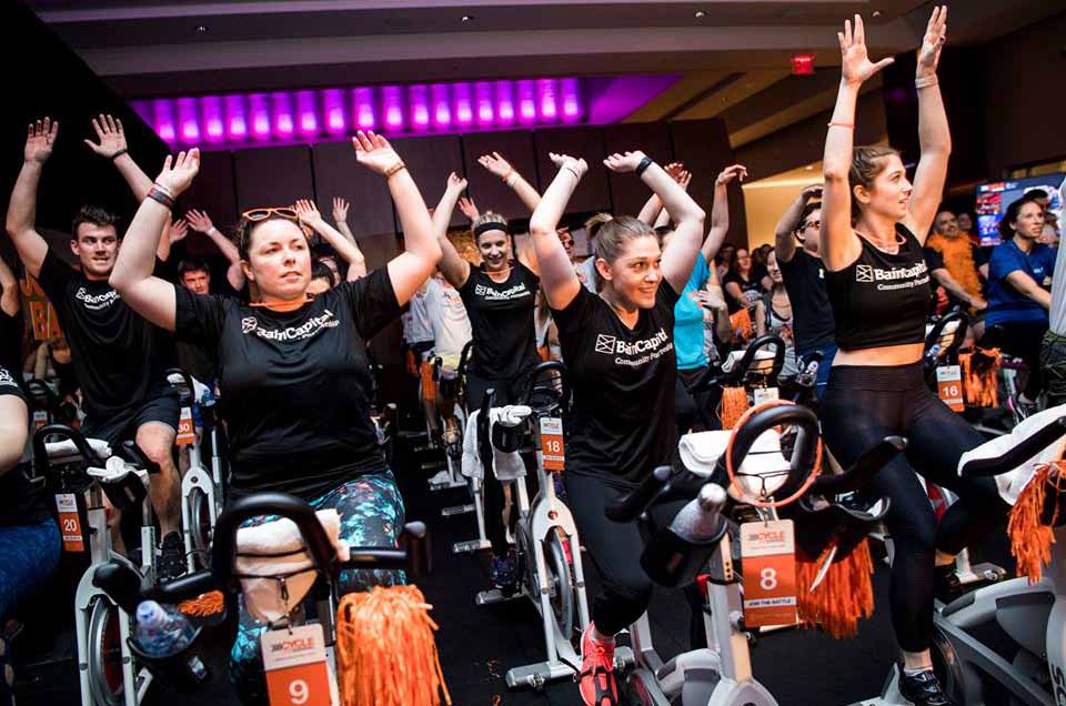 Team Bain Capital One of Top Ten Fundraising Teams for Cycle for Survival