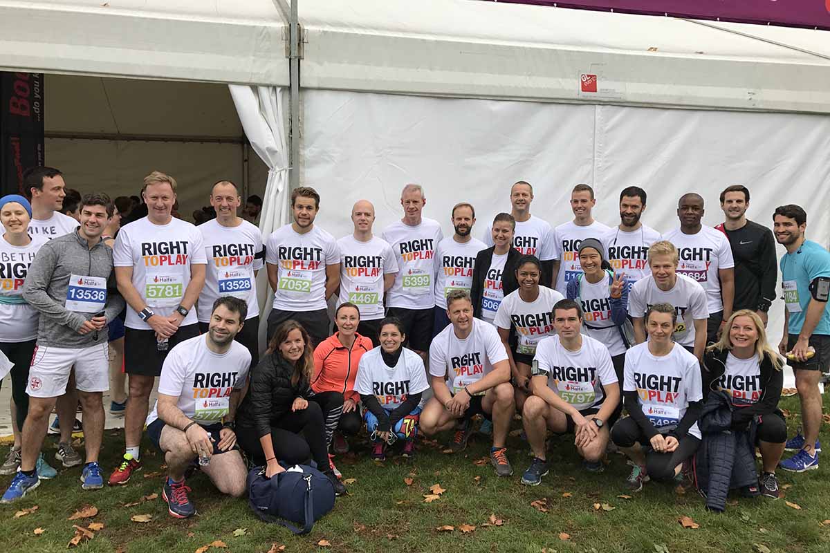 Bain Capital Participates in Royal Parks Half Marathon in London to Raise Funds for Right to Play